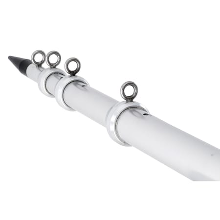 Tigress XD Telescoping Aluminum Outrigger Poles - 15 - 1-1/2" OD Silver 88924